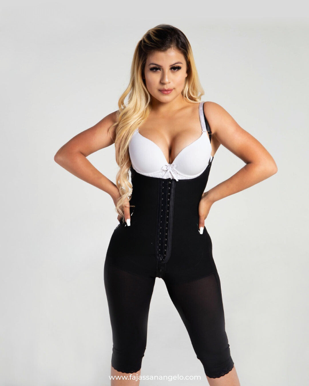 ST-010 faja larga frontal piel