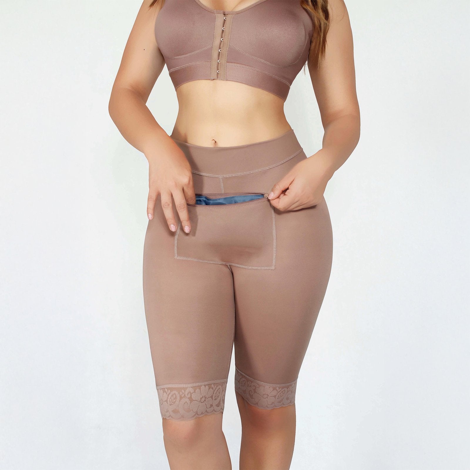 LEG - A02 Leggins con bolsillo abdominal